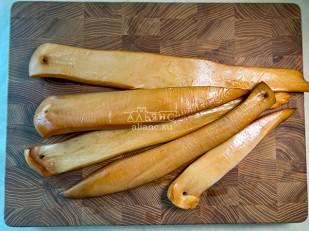 Лаваш со вкусом холодца и хрена: Кальмар палочки х/к