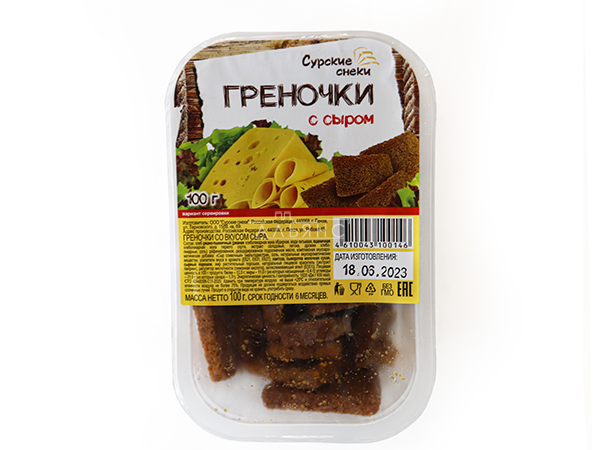 Сурские гренки со вкусом Сыра (100 гр) в Саратове