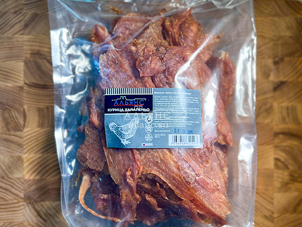 Мясо (АЛЬЯНС) вяленое курица 500гр "С халапеньо" в Саратове