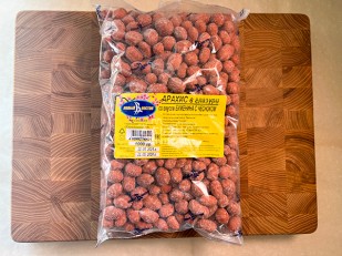 Другие закуски: Арахис в глазури со вкусом буженина с чесноком