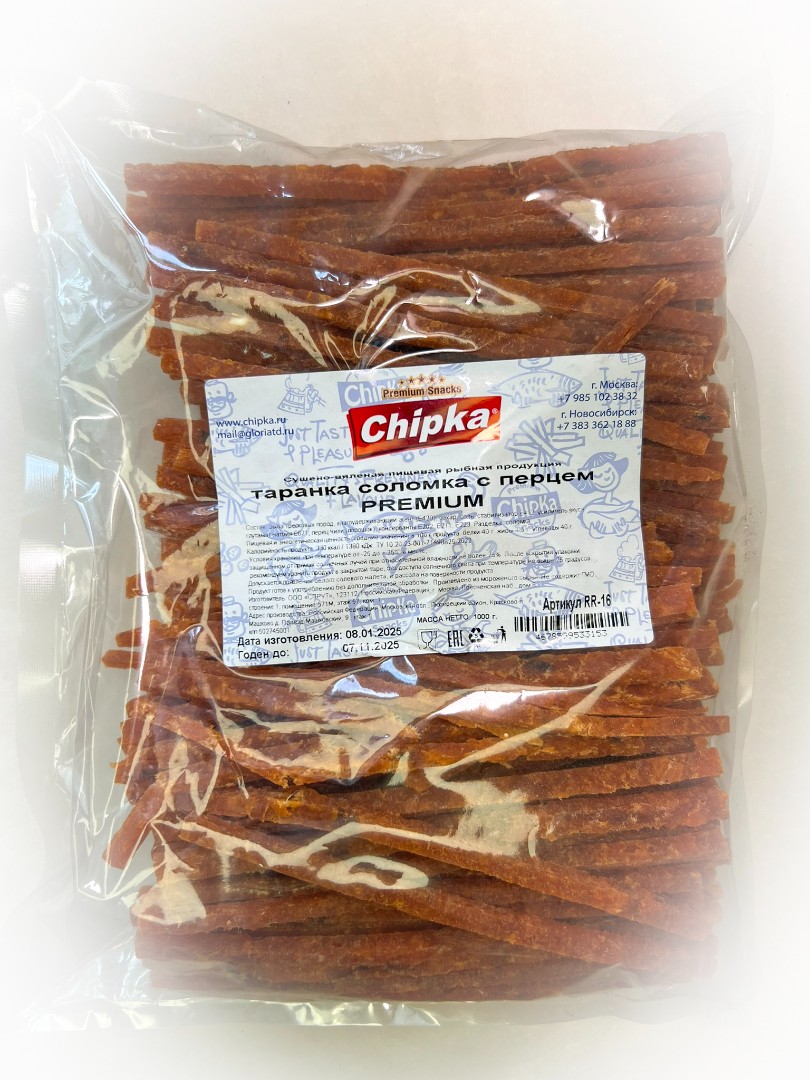Таранка с перцем (соломка) (Chipka ПРЕМИУМ) в Саратове