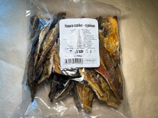 Колбаски ФОМА ЛУКИЧ (с сыром) (по 0,5кг): Навага солено-сушеная (МИЛАРА)