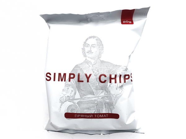 Картофельные чипсы "Simple chips" Пряный томат 80 гр. в Саратове